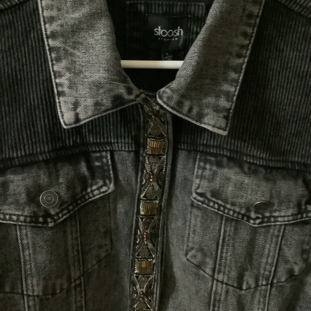 Black jean jacket - image 2